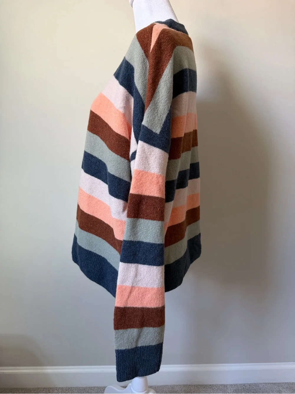 Madewell Women's Striped Crewneck Sweater Size M